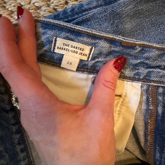 Madewell Darted Barrel Jean - Picture 2 of 2